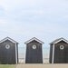 Beach Cabins Photography Normandy, France 8x10 French nautical home decor wall decor poster landscape color still life photography house