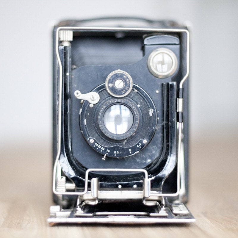 Vintage Camera Photography print 8x8 Fine art still life photography home decor Paris France wall art color photography poster
