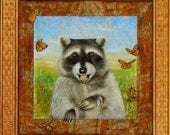Raccoon Art Print 16 x 20  - "Brother Raccoon"