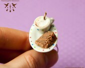Chocolate Cake and Cappuccino - Adjustable Ring