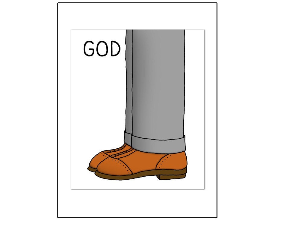 God - Greeting Card