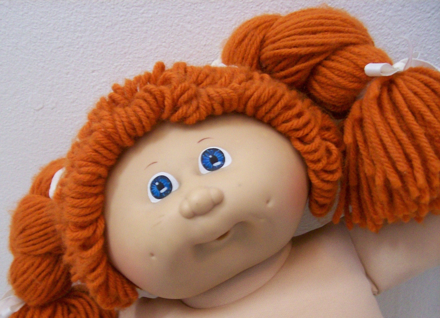 red haired blue eyed cabbage patch doll