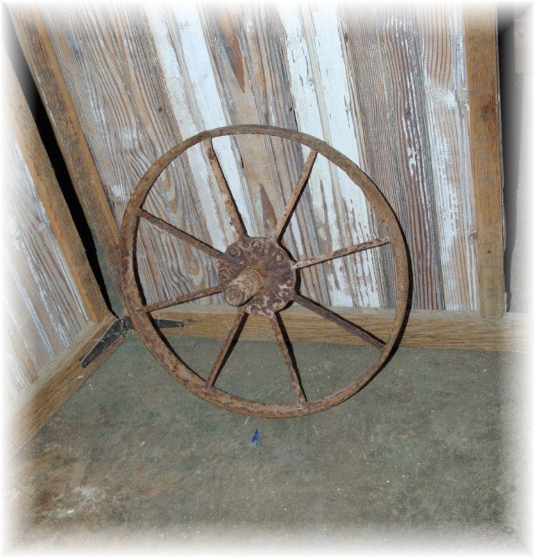 Rustic Metal wheel
