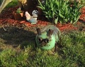Metal Garden Pig