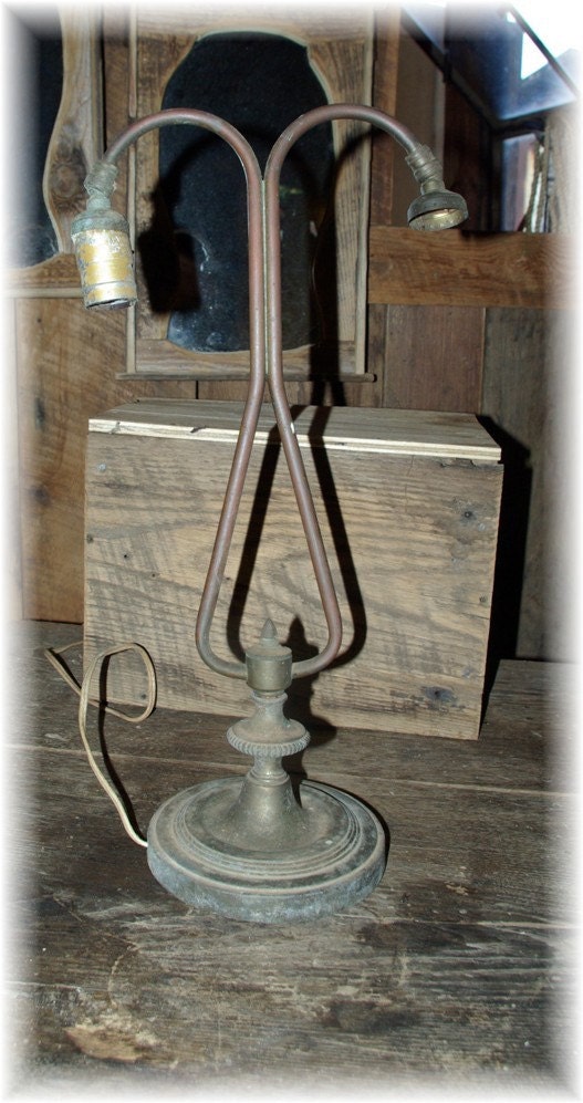 Old copper lamp