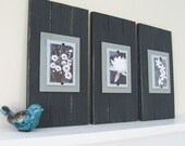 Set of Three Long Black Plank Frames for 4X6