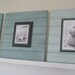 Set of 3 Xtra Large Sea Glass Color Plank Frames