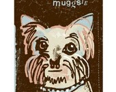 Dog Art Print. This PRINT personalized with your dog's name.