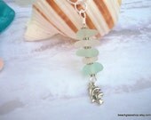 Seaglass Beach Glass Necklace Multi Colored FREE Shipping