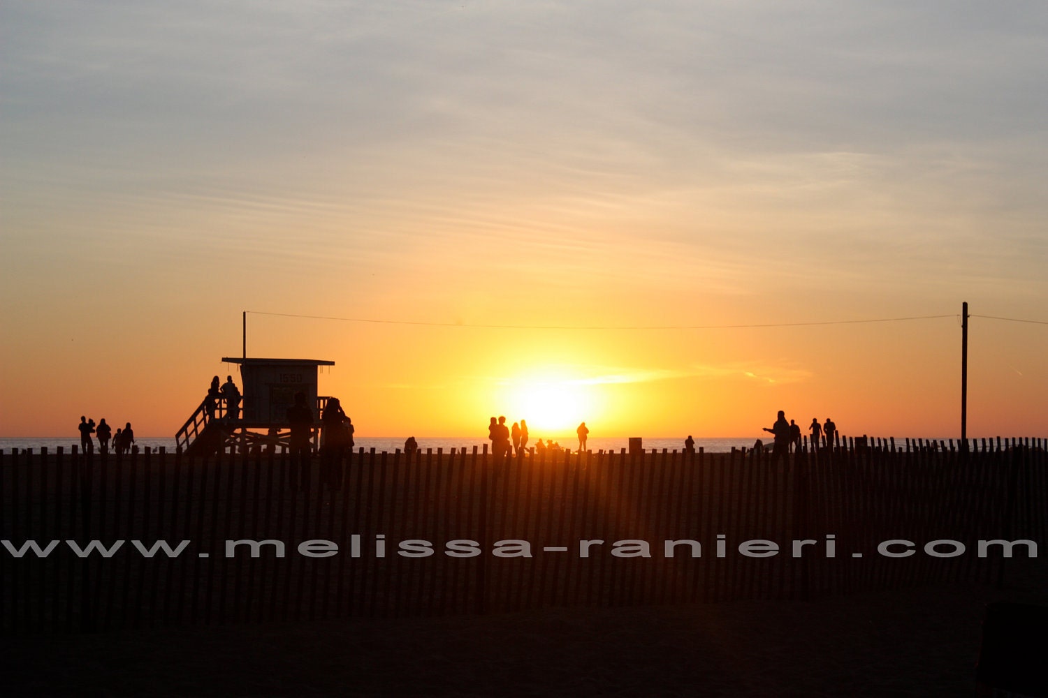 Summer Sunset on the Beach 8x10" Photograph