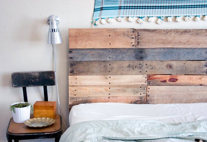 Reclaimed Wood Headboard and Footboard Made to Order