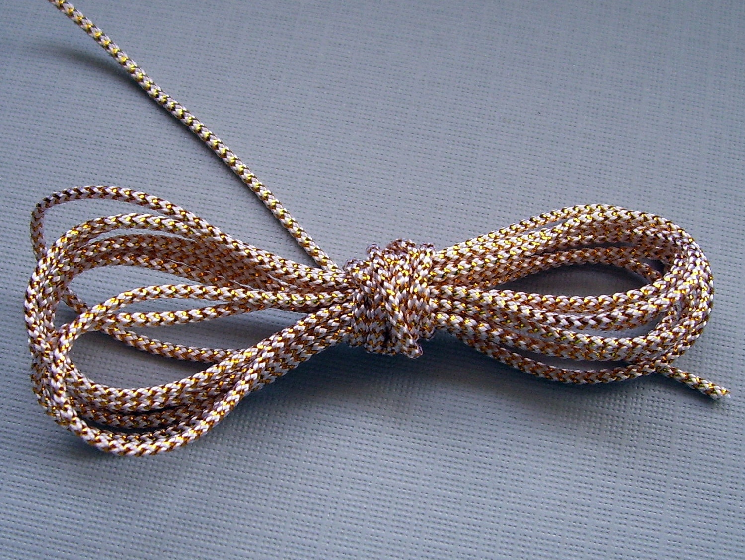 White and Gold Cord