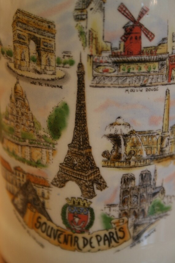 Souvenir De Paris Mug Made in France by mollyarnold on Etsy