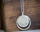 Nana Necklace - Hand Stamped - Sterling Silver Mothers Day