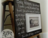 Baptism Gift Personalized Picture Frame Custom 16x16 You are THE POEM Baby Shower Christening First Birthday Gift Godparents New Baby