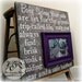 Personalized Baby Name Picture Frame, Custom Children Photo Frame, Baby Shower Gift, Christening, New Parents Gift 16x16