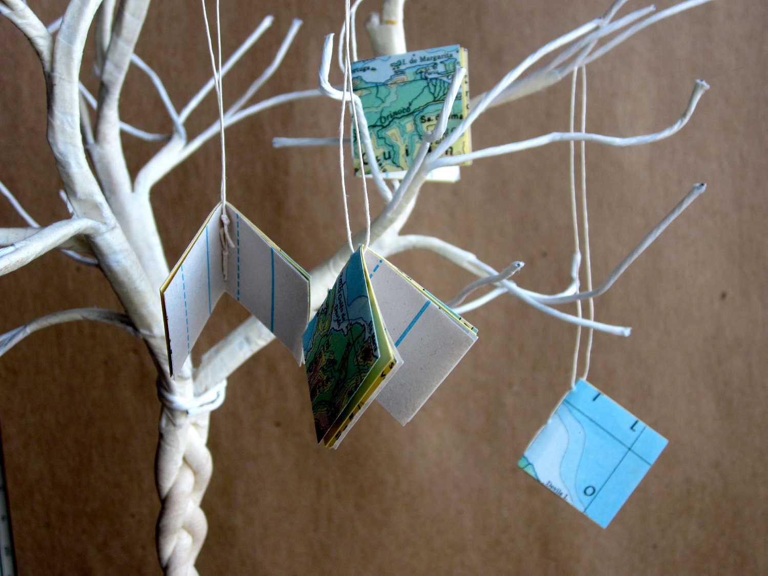 Map Book Ornaments