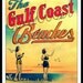 photography GULF COAST BEACHES  8 x10 art photo 30a Destin Seaside beach house decor 1940s vintage 30a red aqua yellow orange