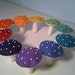 Fairy Ring 10 Bright Rainbow Toadstools