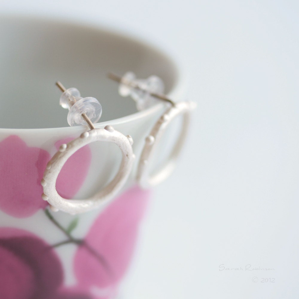 Little Bubbles Hoops Earrings Sterling Silver