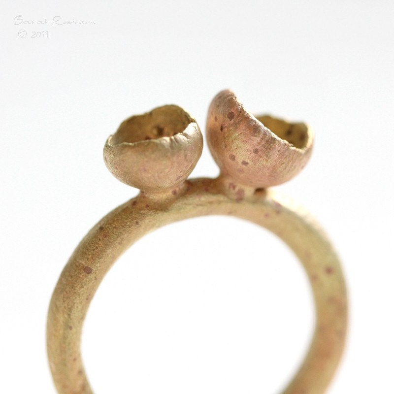 T11 Brass Organic Ring