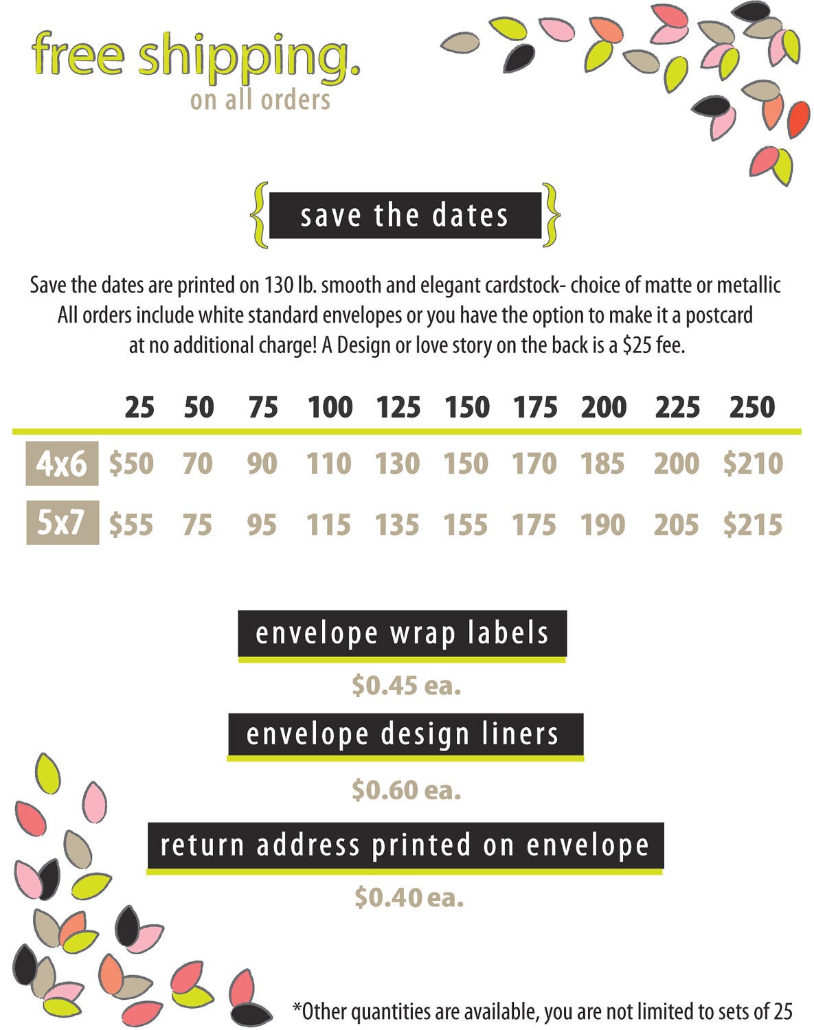 We wish you a MARRIED Christmas, Holiday Save the Date Card- 50 save the date cards and envelopes, FREE shipping