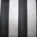 Black Stripe on linen color field -yardage