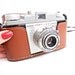 Vintage Kodak Pony 135 Camera - Brown Leather Field Case / Mid Century Photography