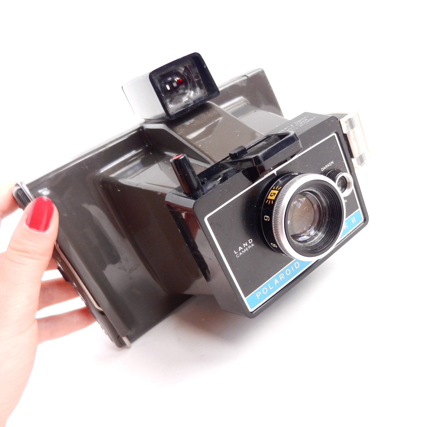 Vintage Polaroid Land Camera Colorpack II - 1970s Gray Camera / 70s Photography