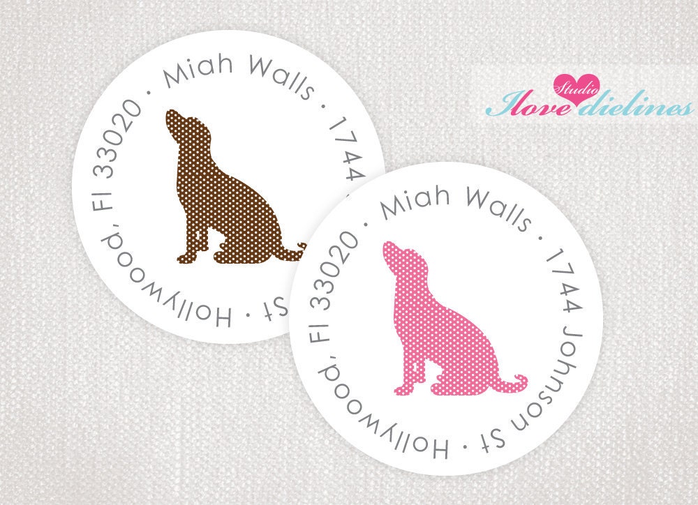 ON SALE - Personalized "Our Puppy" Return Address Labels
