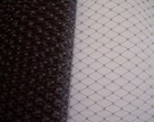9 inch Brown French Netting for BirdCage Veils, Fascinators, and many DIY projects