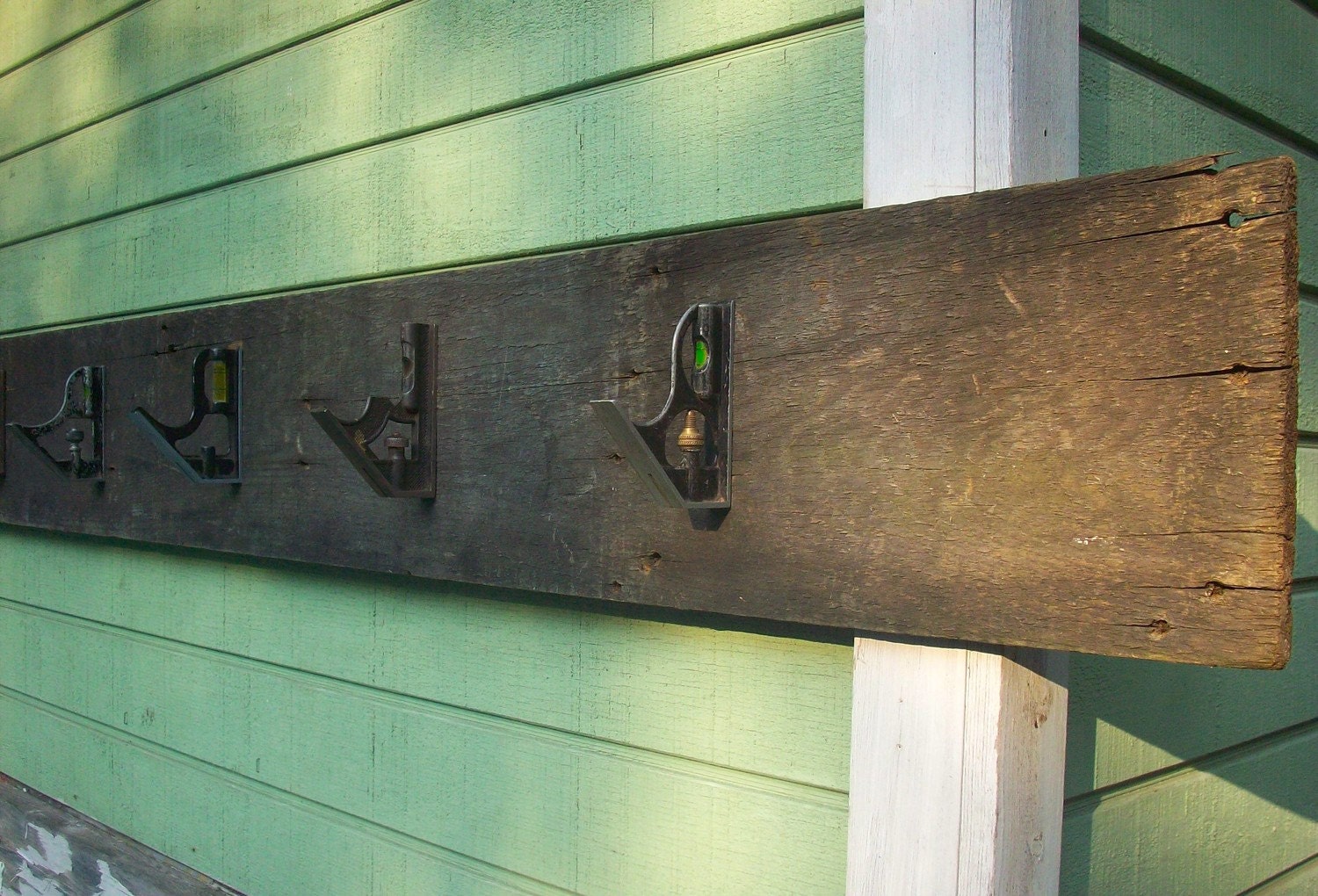 Rustic Coat Rack / Wall Hanging / Coat Storage / Home Decor / Carpenters Dream Coat Rack