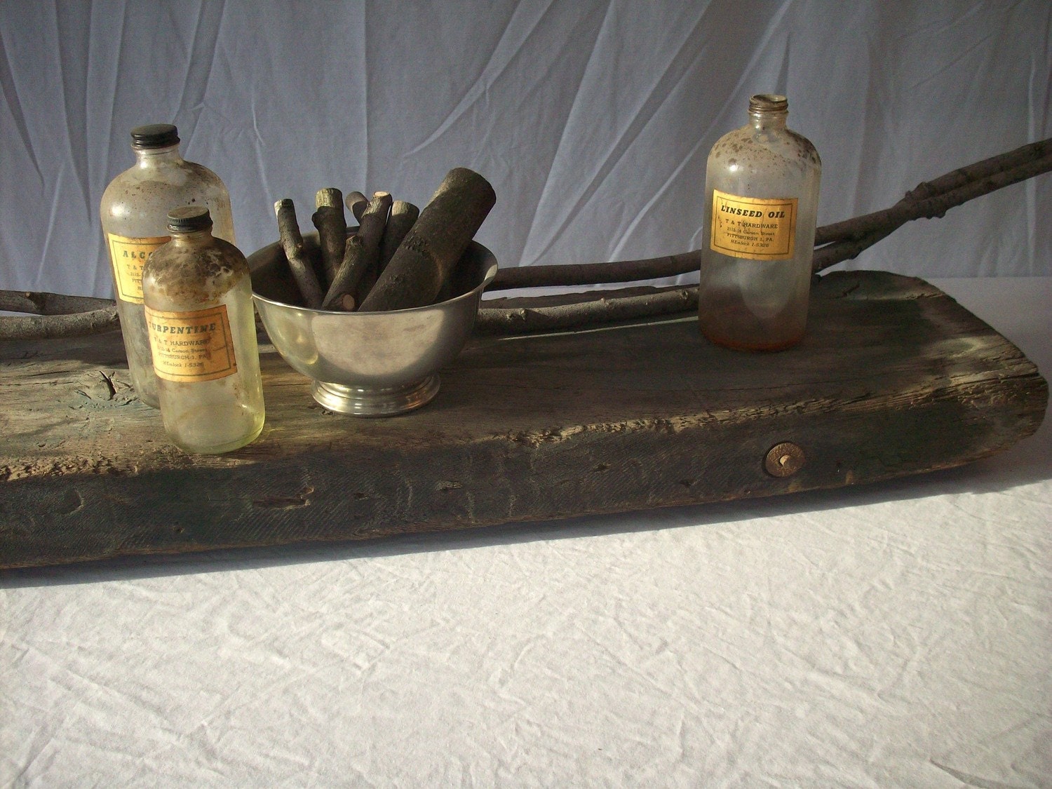 Vintage Industrial Wood Sled
