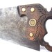 Vintage Horned Hand Saw / H Disston and Sons Philadelphia