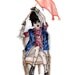 Juicy Rain Fashion Illustration -- watercolor fashion art print