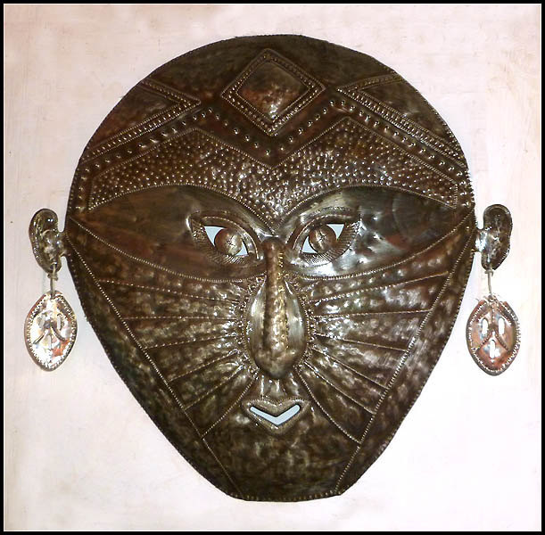 African Masks: HaitianTribal Mask Wall Hanging - Ethnic Design ...