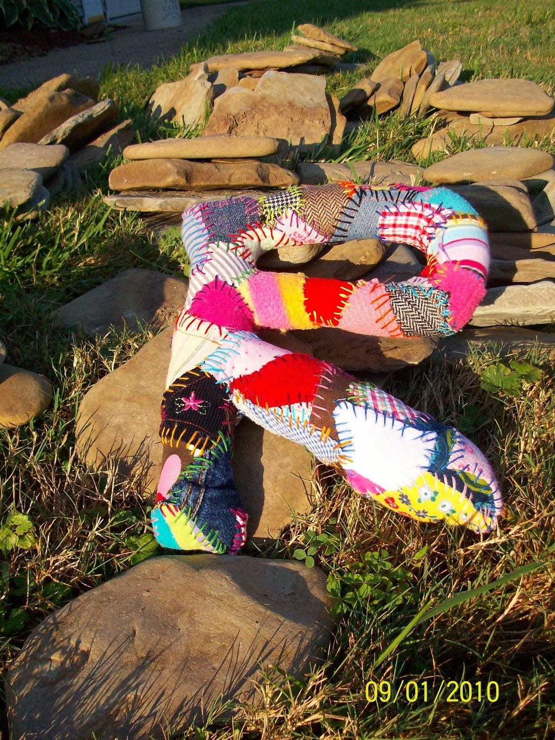 the eco friendly Patchwork Letter that tells many stories and adventures by Claudia Fill