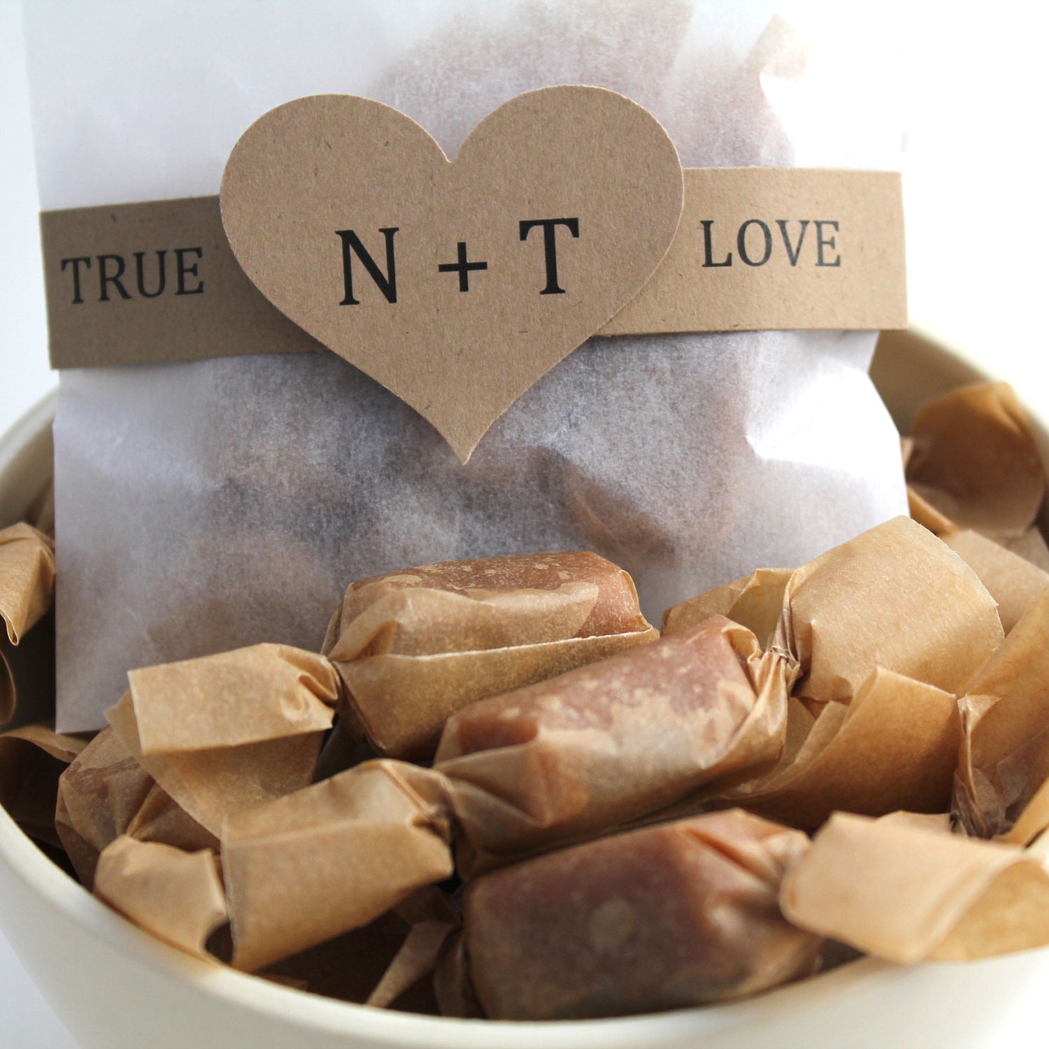 DIY Fleur de Sel Caramel Wedding Favor Packages - 125 Guests - RESERVED for PATTY