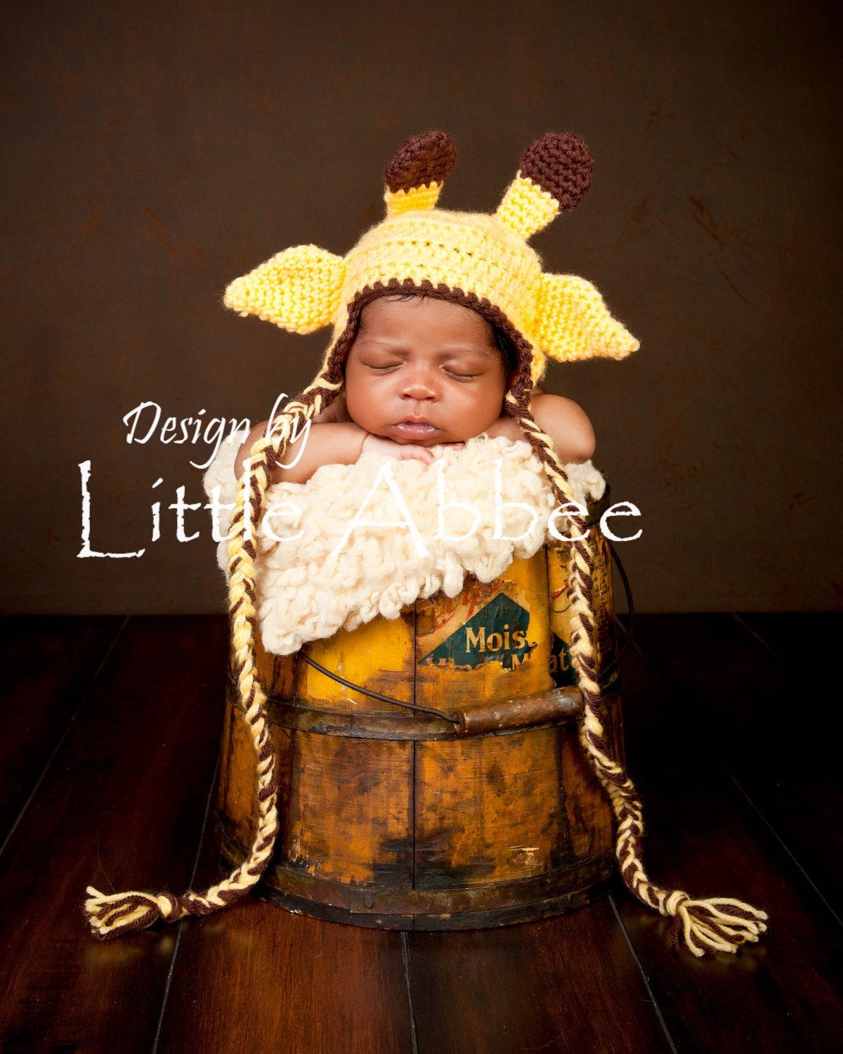 Download Now - CROCHET PATTERN Baby Giraffe Earflap Hat all sizes included PDF 14