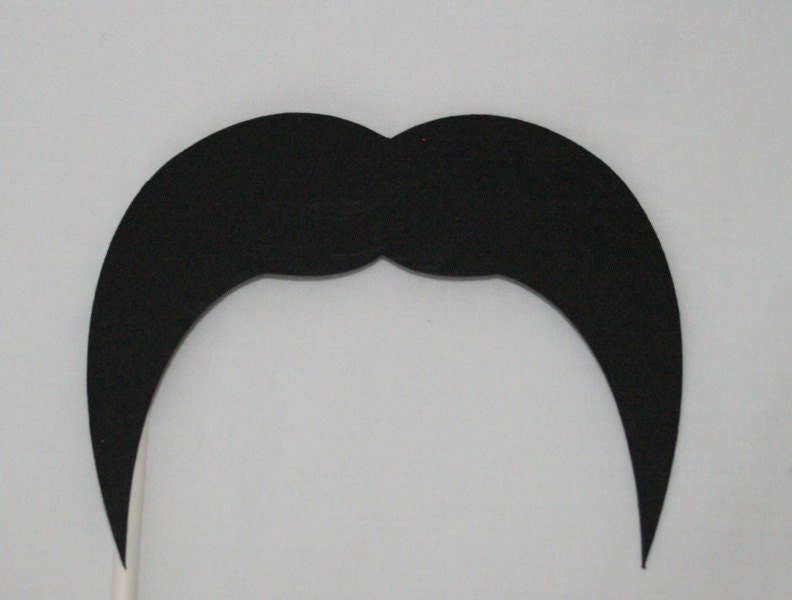 Mustaches on a stick Photo booth props party props Il_570xn