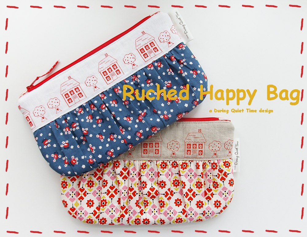 Ruched Happy Bag Pattern