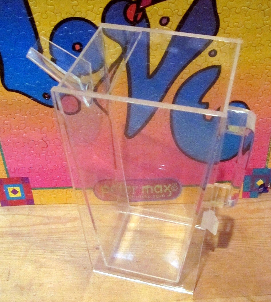 ART DECO Vintage Hollywood Regency Mid-Century Modern LUCITE pitcher creamer vase martini carafe the larger one
