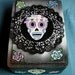 SALE Halloween Day of the Dead Sugar Skulls & Flowers Handpainted Original Revamped Wood Cigar Box Jewelry Box