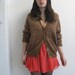 Bolivian Alpaca Collared Knit Cardigan Sweater Oversized