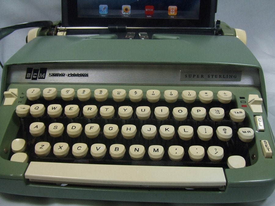 USB Typewriter for Mac or PC -- Smith Corona Super Sterling