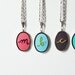 Embroidered Initial Necklace. Custom Letter, Personalized Monogram. Made Just For You by merriweathercouncil on Etsy.