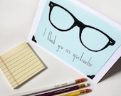 Spectacular Geek Stationery Set: Card, Pencils, Post It Notes