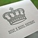 Royal Birthday Letterpress Card