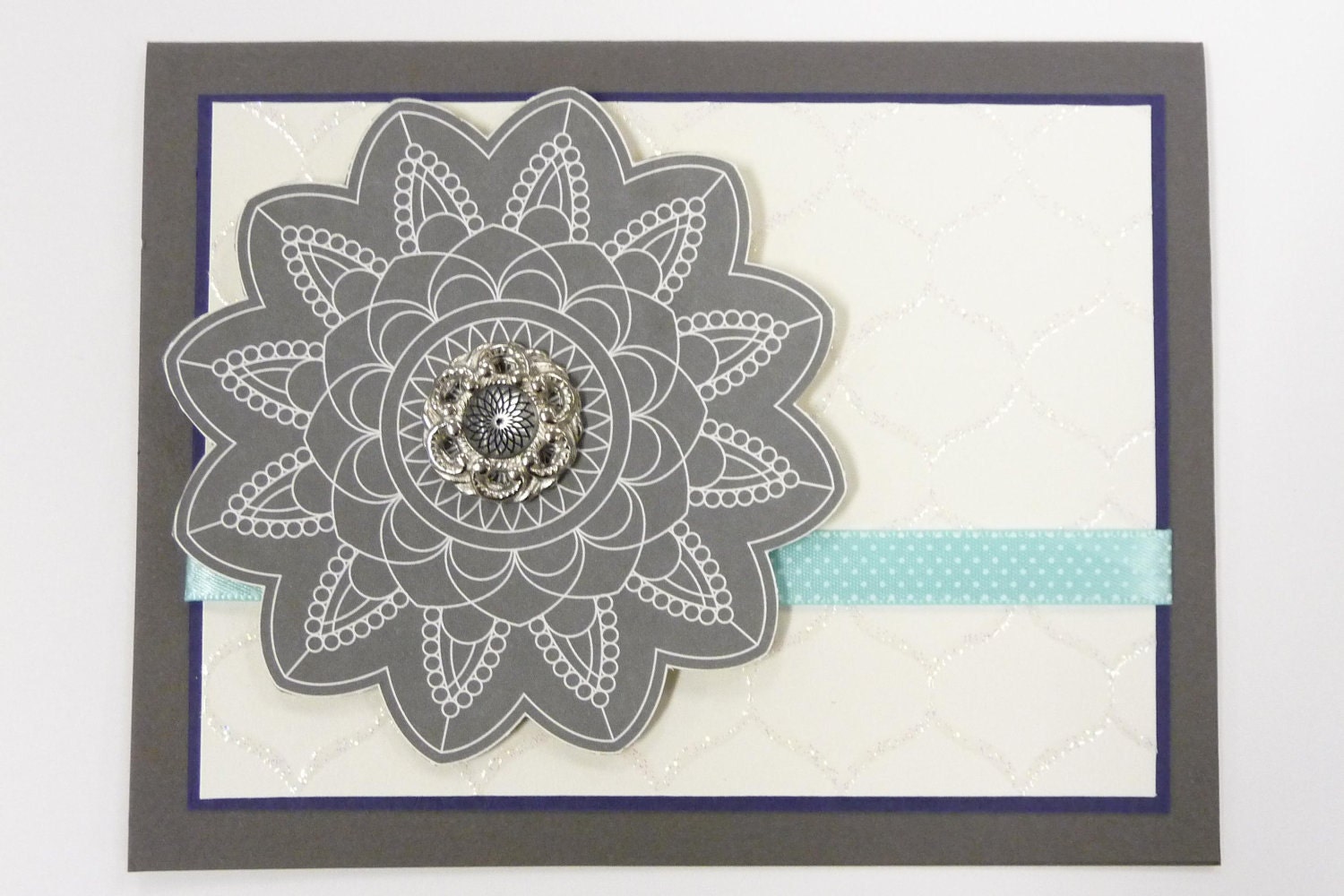 Wedding Card, Handmade Greeting Card, Bridal Shower Card, Anniversary Card, Engagement Card
