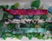 My Tyes Under-the-Sea Combo Package, 3 Elastic Tie Dye Headbands that Double as Bracelets